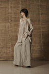 Mutedance 25 Spring/Summer Flower Pleated Pants MD-MD25SS97-LINEN